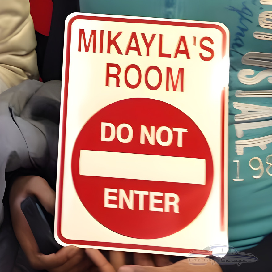 Personalized Aluminum Do Not Enter Sign Personalized Aluminum Do Not Enter Sign