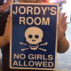 Personalized Aluminum Skull Sign Personalized Aluminum Skull Sign
