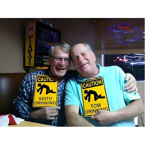 Personalized Aluminum Drunk Sign