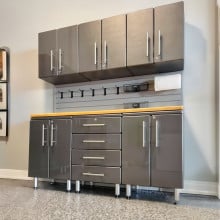 Ulti-mate Garage Cabinets in Graphite Grey