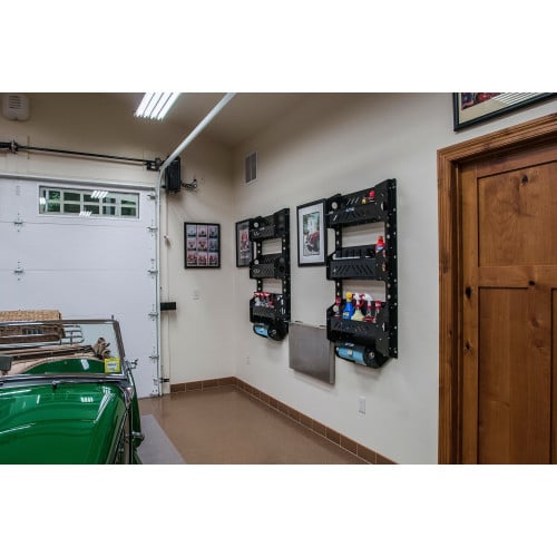 Premium Aluminum Bottle Rack and Towel Dispenser