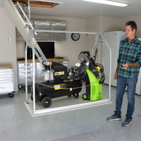 Attic Storage Elevator Lift - 10ft Ceiling - 250lbs - Corded Remote