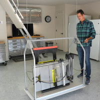 Attic Storage Lift Platform - 10ft Ceiling - 250lbs - Wireless Remote
