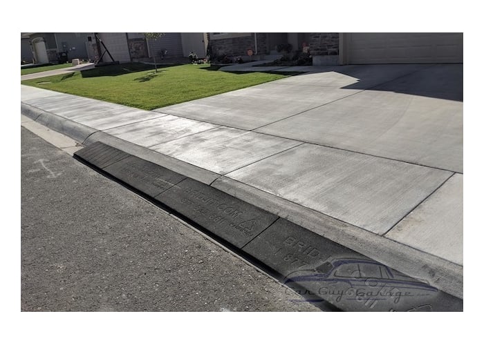 12 foot wide Driveway Curb Ramps