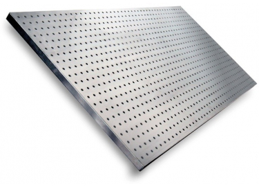 Peg Board Metal 2' x 4' Galvanized, Stainless, Aluminum 