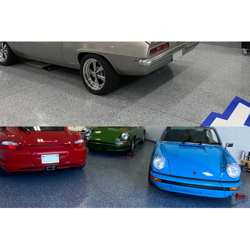 2800 Sq Ft Industrial Solvent-Based Epoxy Floor Coating Kit