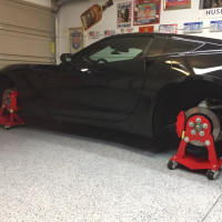 5-Lug Bolt-On Hub Roll-Around Attachments for 12x16 Car Dollies