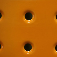 2-Pack Orange Metal Pegboard Panels, 16x32, Powder-Coated, 1/4 in