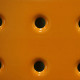 Two Orange Powdercoated 16" x 32" Metal Pegboard Two Orange Powdercoated 16" x 32" Metal Pegboard