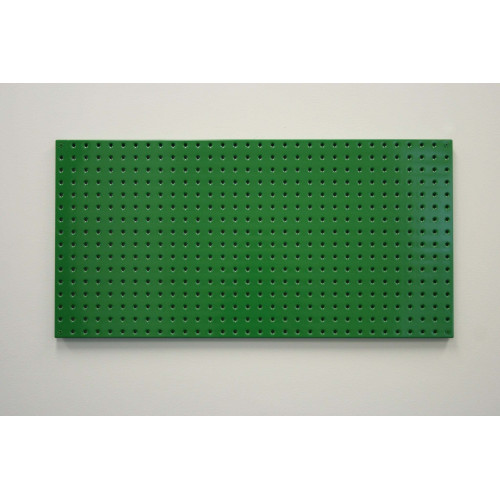 Two Green Powdercoated 16" x 32" Metal Pegboard