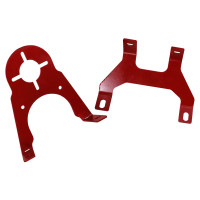4-Lug Hub Plate Roll-Around Attachments for 12x16 Auto Dollies, Pair
