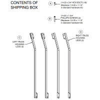 Attic Lift Truss Legs Kit (Legs Only)