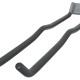 Wall Mounted Folding Chair Storage Rack, Heavy-Duty Steel, Holds 10