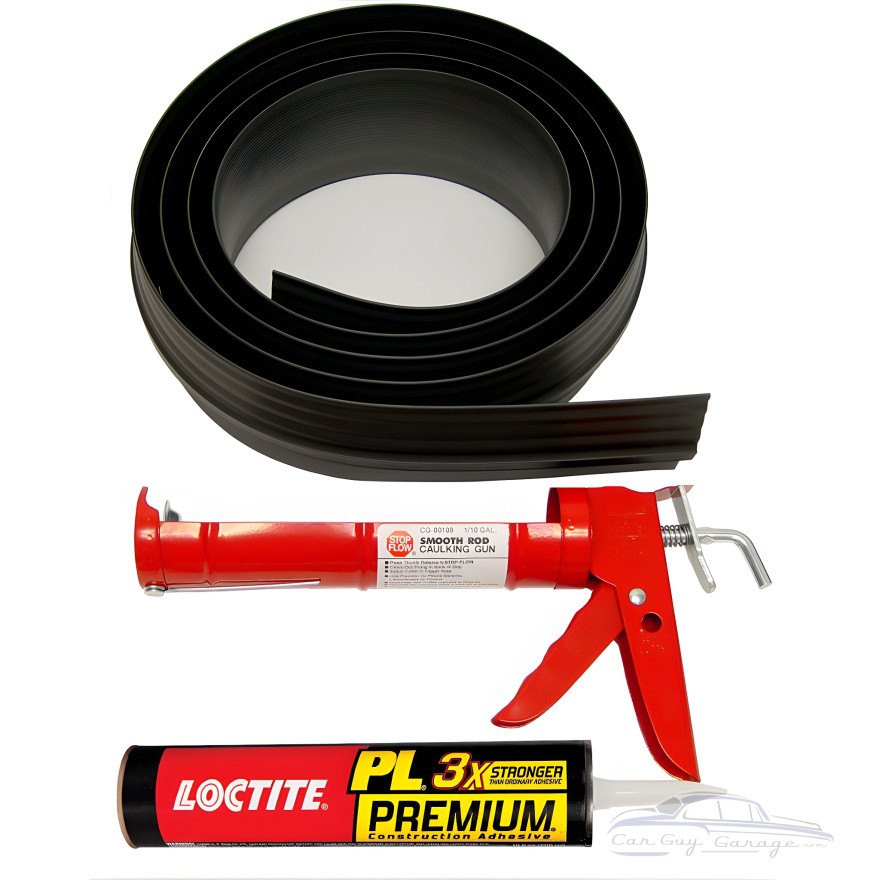 10ft 3in Black Garage Door Threshold with Adhesive 10ft 3in Black Garage Door Threshold with Adhesive
