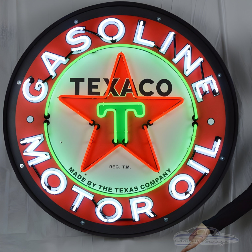 TEXACO Motor Oil Neon Sign TEXACO Motor Oil Neon Sign