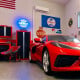 Super Chevy Service Neon Sign With Backing Super Chevy Service Neon Sign With Backing