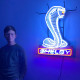 Shelby Cobra Neon Sign With Backing Shelby Cobra Neon Sign With Backing