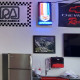 Camaro Red, White And Blue Vertical Neon Sign Camaro Red, White And Blue Vertical Neon Sign