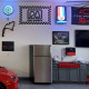Camaro Red, White And Blue Vertical Neon Sign Camaro Red, White And Blue Vertical Neon Sign