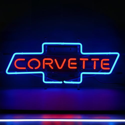 Corvette Bowtie Neon Sign