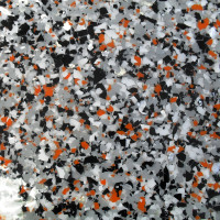 Epoxy Paint Chips Harley Chrome Blend - 5 lbs
