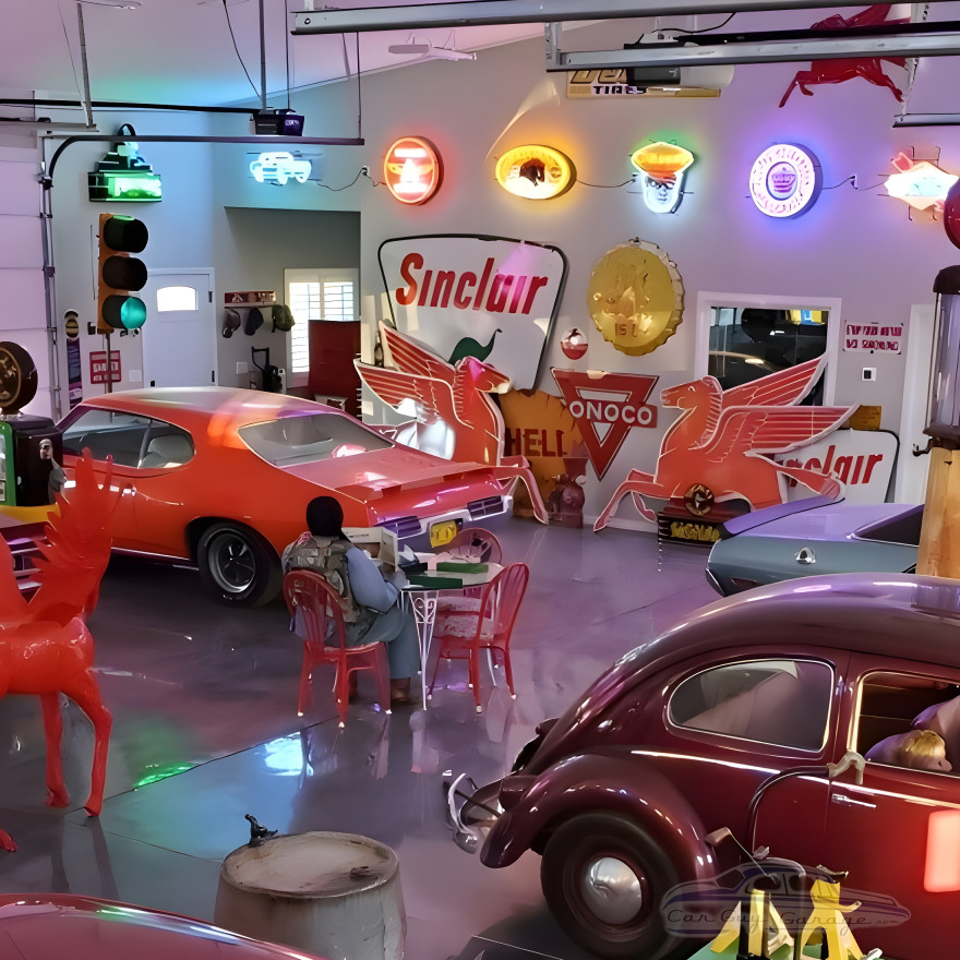 24 Inch Flying A Gasoline Neon Sign 24 Inch Flying A Gasoline Neon Sign