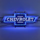 Chevrolet Bowtie Neon Sign with Backing Chevrolet Bowtie Neon Sign with Backing