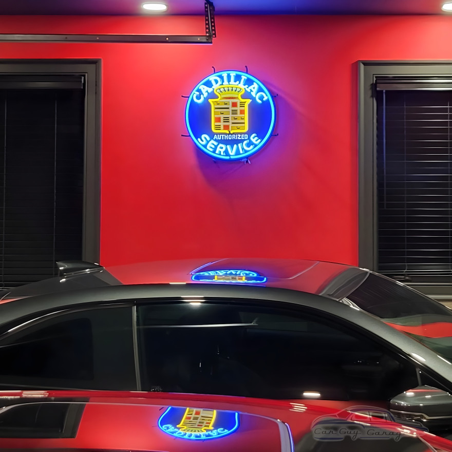 Cadillac Service Neon Sign Cadillac Service Neon Sign