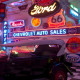 Chevy Vintage Ok Used Cars Neon Sign Chevy Vintage Ok Used Cars Neon Sign