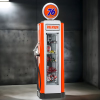 Union 76 Wayne 70 Gas Pump Cabinet - 90" Tall x 30" Wide x 18" Deep