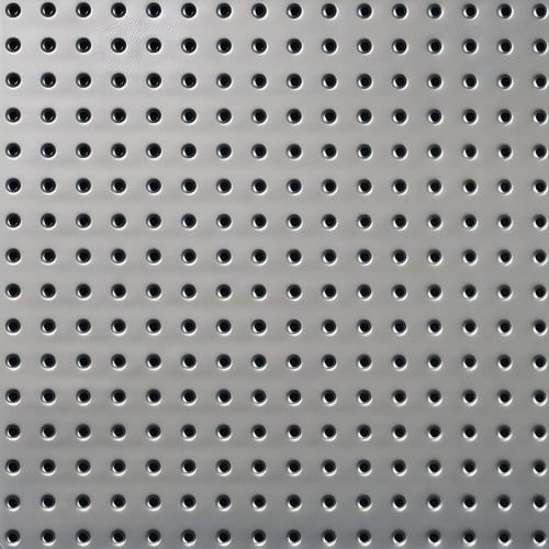 Four 17" x 33" Galvanized Flat Metal Pegboards