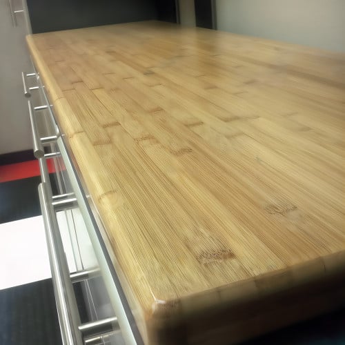 71 inch Solid Bamboo Butcher Block Work Surface