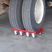 Heavy Duty Dually Wheel Dolly Vehicle Positioning Skate - 24" x 16"