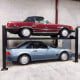 9,000 lb 4-Post Deluxe Car Storage Lift, Extended Length and Height