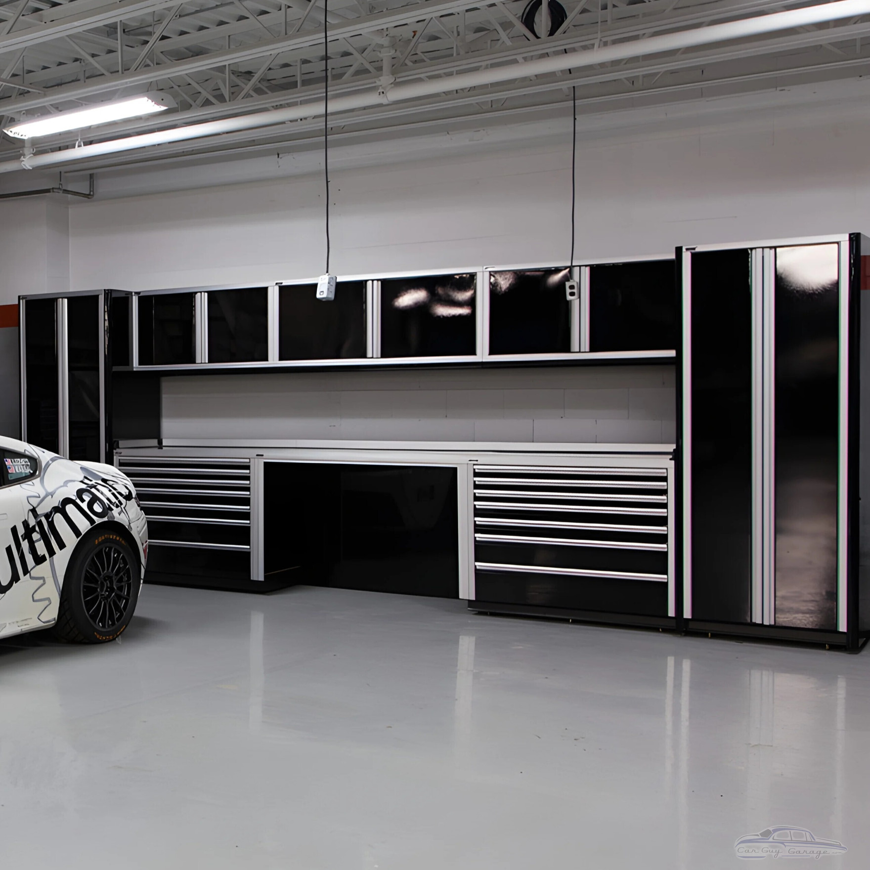 Aluminum Garage Cabinets - 20-Foot Cabinet Set