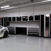 20 Foot Wide Aluminum Garage Cabinets
