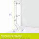 Two-Bike Gravity Leaning Rack - Freestanding No-Drill Garage Stand