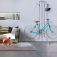 Two-Bike Gravity Leaning Rack - Freestanding No-Drill Garage Stand