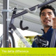 Two-Bike Gravity Leaning Rack - Freestanding No-Drill Garage Stand