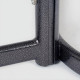 Standalone Vertical 4-Bike Storage Rack with Basket
