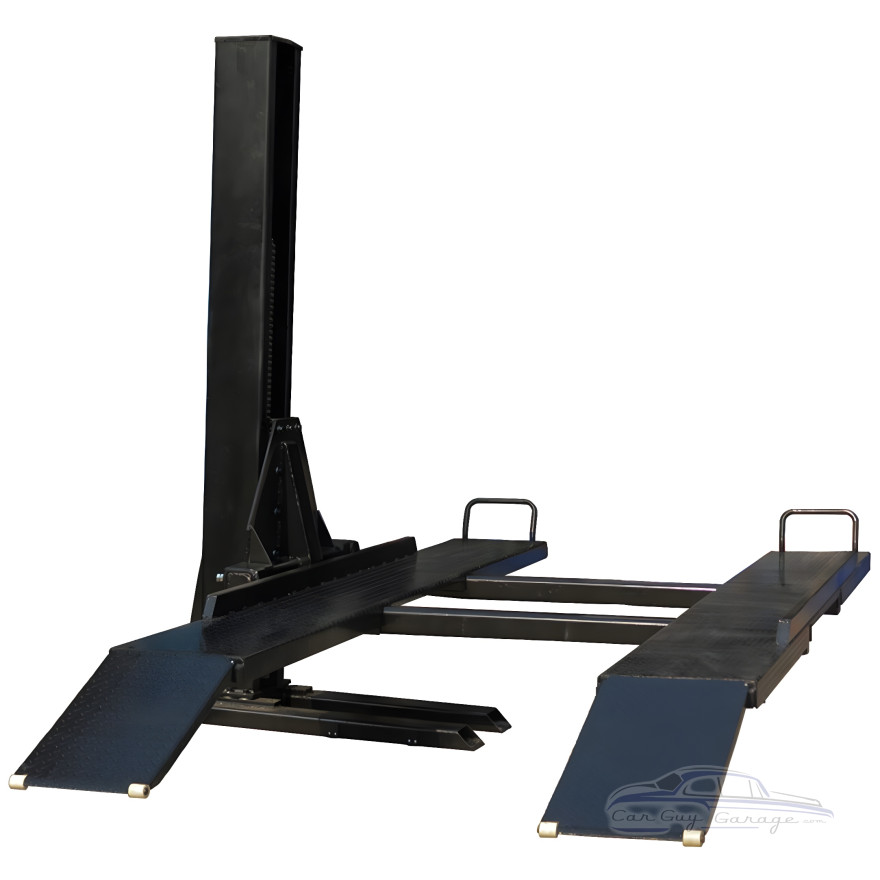 6,000 lb Single-Post Cantilever Parking Lift, 115V, Low Profile