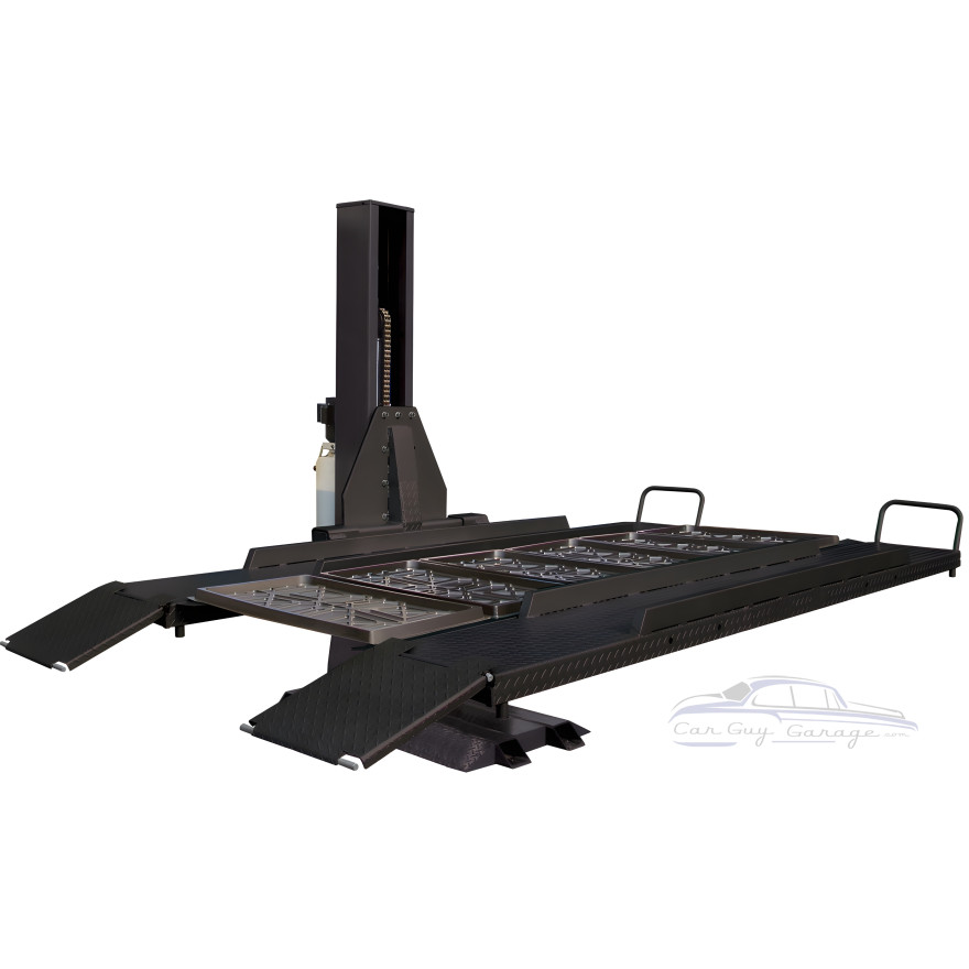 6,000 lb Single-Post Cantilever Parking Lift, 115V, Low Profile