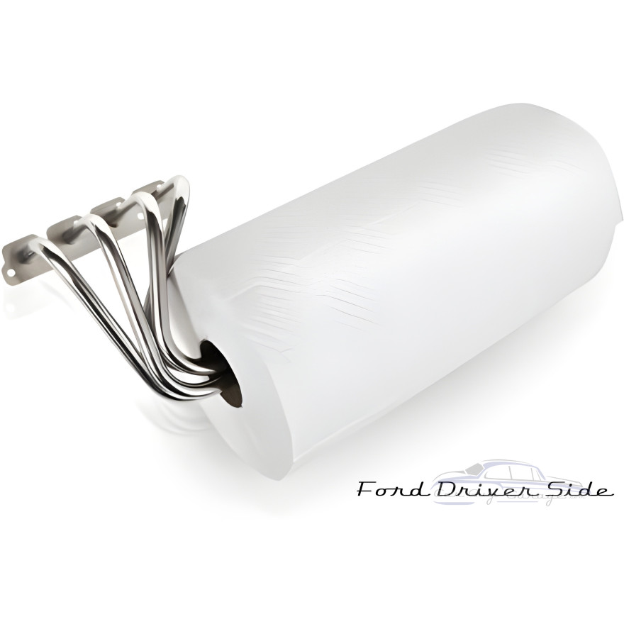 Stainless Steel V8 Header Wall Mount Paper Towel Holder - Garage Decor