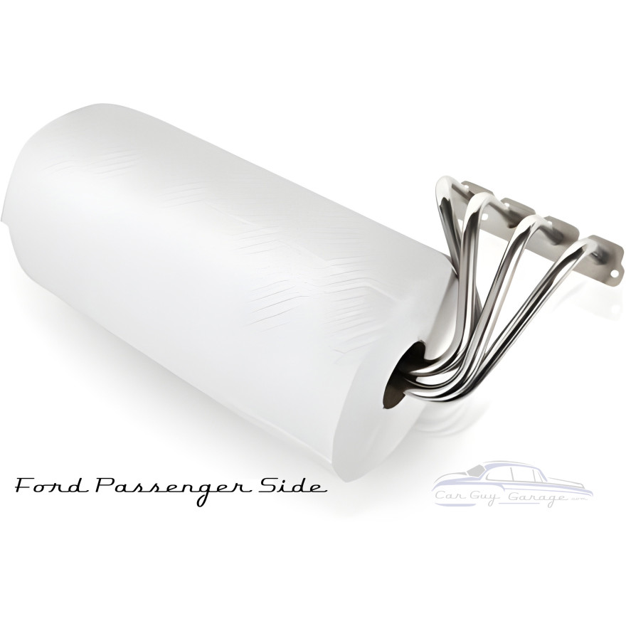 Stainless Steel V8 Header Wall Mount Paper Towel Holder - Garage Decor