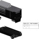 Mobile Aluminum BBQ Grill Cart