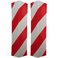 Reflective Adhesive Foam Corner Guards, 2-Pack (Red/White, 14.75 in)