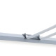 Wall Mounted Folding Chair Rack, Heavy-Duty Steel, Holds 12-15