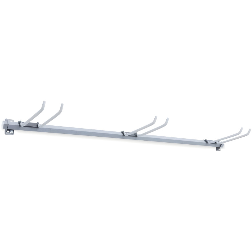 Wall Mounted Folding Chair Rack, Heavy-Duty Steel, Holds 12-15
