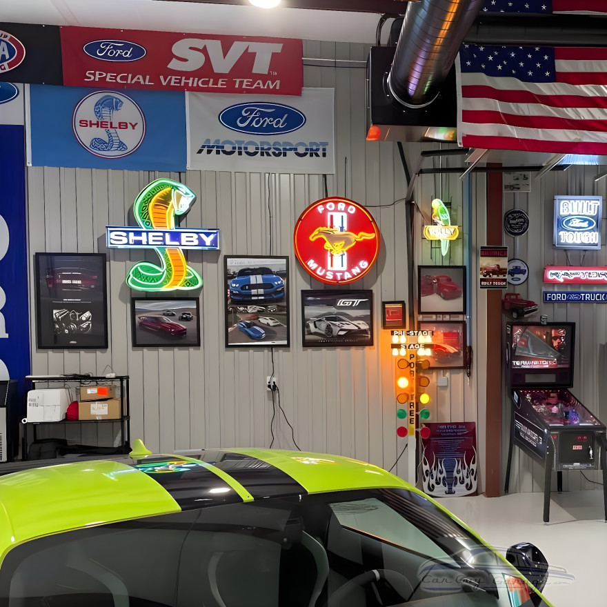 Ford Mustang Red Neon Sign Ford Mustang Red Neon Sign