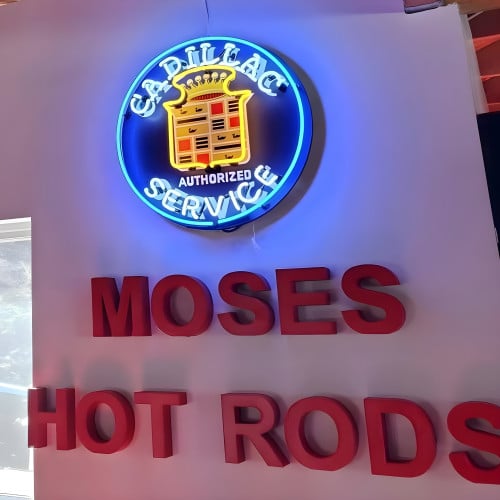 Cadillac Service Neon Sign